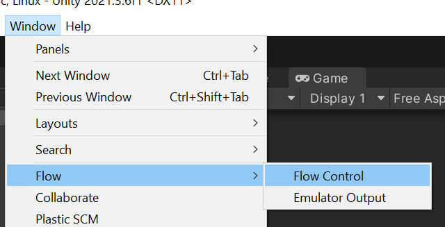 Open Flow Control Manager example